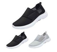 Womens Mesh Breathable Running Trainers Ladies Casual Lightweight Comfortable Athletic Shoes Non Slip Gym Sport Tennis Sneakers All-Day Comfort Driving Walking Shoes Size 5.5 Black