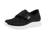 Women's Mesh Comfortable Breathable Hiking Shoes for Elderly People Fabric Shoes Medium Medium Scent and Older Sports Shoes Women's Trainers Without Laces Red, black, 4 UK