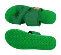 Womens Mesh Flat Slide Sandals Toe Loop Asymmetric Cross Strap Shoes