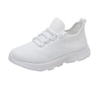 Women's Mesh Hollow Breathable Comfortable Lightweight Colour Gradient Women's Shoes Pumps Wedge Heel Denim Blue, White, 10 UK