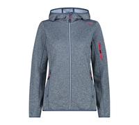 Women's Mesh Hoodie Sweatshirt CMP Knit-Tech Bleu M