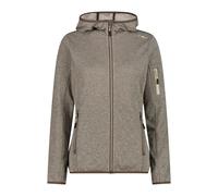 Women's Mesh Hoodie Sweatshirt CMP Knit-Tech Marron XS