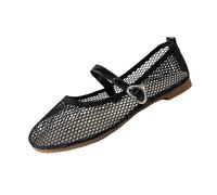 Women's Mesh Loafers & Moccasins Bow Round Toe Closed Toe Flat Loafers Breathable Shallow Mouth Flat Shoes Plus Size Slip On Shoes for Ladies Spring Summer Outdoor Office Work Daily Wear 3.5-7.5