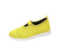 Womens Mesh Loafers Shoes Clearance,Ladies Fashion Casual Summer New Style Solid Color Flying Woven Slip-on Loafer Mom Shoe,for Outdoor Walking Traveling Hiking,UK Size 3.5-7.5