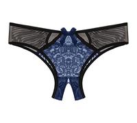Womens Mesh Panties Low Waisted Crotchless Sexy Hipsters Underwear for Women Sheer Breathable Thongs Solid Lace Embroidery Underpants Tummy Control Cheeky Stretch Funny Cute