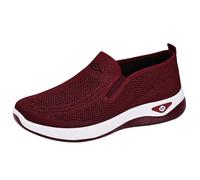 Women's Mesh Slip On Shoes,Arch Support Memory Foam Sneakers,Slip On Sneaker Lace Free Shoes,Provides Cushioning,Keeps You Dry and Cool,for Busy Mornings Or When Going Out