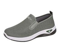 Women's Mesh Slip On Shoes,Arch Support Memory Foam Sneakers,Slip On Sneaker Lace Free Shoes,Provides Cushioning,Keeps You Dry and Cool,for Busy Mornings Or When Going Out Green
