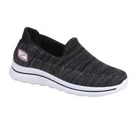 Women's Mesh Slip On Shoes,Slip On Trainers Lightweight Running Sneakers,Memory Foam Sneakers Tennis,Breathable,Flexible,Lightweight,for Busy Mornings Or When Going Out Black