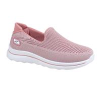 Women's Mesh Slip On Shoes,Slip On Trainers Lightweight Running Sneakers,Memory Foam Sneakers Tennis,Breathable,Flexible,Lightweight,for Busy Mornings Or When Going Out Pink