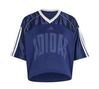 Adidas Stadium Mesh Short Sleeve V Neck T-shirt Blue XL Woman