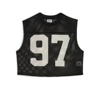 Women's Mesh Vest Puma ROSÉ Relaxed Noir M
