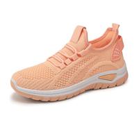 Womens Mesh Workout Shoes On Lightweight Comfortable Breathable Soft Bottom Memory Sneakers for Walking Running Tennis Gym Yoga (Pink, 5.5)