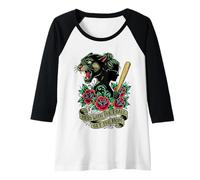 Womens Mess with The T-Ball Get Mom Tattoo Tee Ball Mama Raglan Baseball Tee