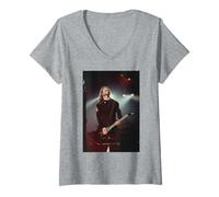 Womens Metallica James Hetfield Wherever We May Roam Black Album V-Neck T-Shirt