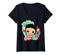 Womens Mexican Doll, maría, mazahua, lele -Maria - Mexico tenangos V-Neck T-Shirt