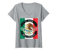 Women's México Funny Spanish Slang Mexican Saying Sarcastic Humor V-Neck T-Shirt