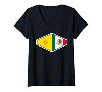 Women's Mexico Heritage: New Mexico Pride V-Neck T-Shirt