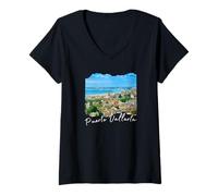 Womens Mexico Puerto Vallarta V-Neck T-Shirt