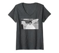 Womens Michael Crawford Some Mothers Do 'Ave 'Em Christmas Special V-Neck T-Shirt