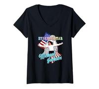 Women's Michael Jackson 700 V-Neck T-Shirt