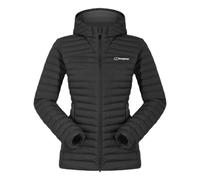 Berghaus Women's Combust Reflect Down Jacket Long Coat | Durable Design | Water Resistant Insulated Jacket, Black/Black, 10