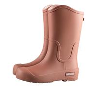 Women'S Mid Calf Waterproof Boots, Women'S Rain Boots, Matte Tall Footwear With Chunky Tread Sole, Ideal For Gardening, Outdoor Strolls And Everyday Rainy Commutes, Sleek Minimalist Design