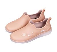 Womens Mid Calf Wellies Rain Boots, Mens Ankle Rain Boots Lightweight, Seamless One-Piece Rubber Shoes, Extra Wide Calf Design Shoes for Rainy Day Sightseeing, Weekend Dating