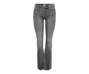 Women's mid-flare jeans Only Onlblush tai0918 Gris Mx32