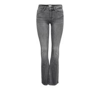 ONLY Women's ONLBLUSH Life MID Flared TAI0918 NOOS Jeans, Grey Denim, M / 34