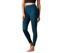 ARIAT Womens Venture Thermal Half Grip Riding Tights - Reflecting Pond