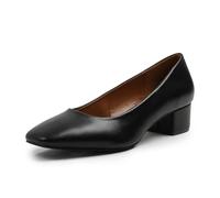 Womens Mid High Block Heels Mary Jane Court Shoes Ladies Comfort Support Work Pumps Formal Smart Office Low Heeled Slip On Cushioned Dolly Wide Fit Extra Wide Fitting Width Light Shoes