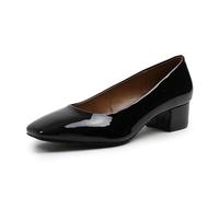 Womens Mid High Block Heels Mary Jane Court Shoes Ladies Comfort Support Work Pumps Formal Smart Office Low Heeled Slip On Cushioned Dolly Wide Fit Extra Wide Fitting Width Light Shoes