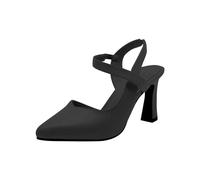 Women's Mid High Block Heels Sandals UK Sale Clearance, Ladies Sling Back Sandal Ankle Strap Closed Toe Sandals Work Pumps Wedding Prom Bridal Shoes Peep Toe Slip On Shoe Lightweight for Travel