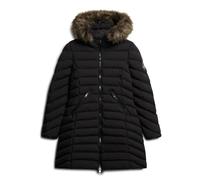 Women's mid jacket Superdry Fuji Faux Fur Noir L
