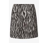 Women's mid-length patterned skirt Street One Marron 40