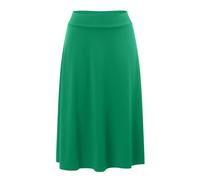 Women's Mid Length Pleated Skirt High Waist Vintage A-Line Solid Color Fluid Chic And Elegant Casual Wide Hem Loose Fit Comfortable Temperament Skirt For Prom