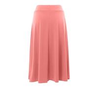 Women's Mid Length Pleated Skirt High Waist Vintage A-Line Solid Color Fluid Chic And Elegant Casual Wide Hem Loose Fit Comfortable Temperament Skirt For Prom