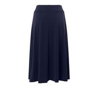 Women's Mid Length Pleated Skirt High Waist Vintage A-Line Solid Color Fluid Chic And Elegant Casual Wide Hem Loose Fit Comfortable Temperament Skirt For Prom