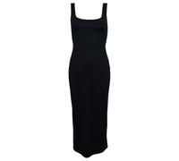 Women's mid-length square-neck jersey dress Superdry Noir M
