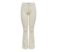 Women's mid-rise jeans Only Blush Dotbox Blanc XSx32