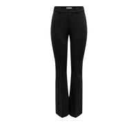 Bestseller A/S ONLPEACH MW Flared Pant TLR NOOS Women's Trousers, Black, 36/32, Schwarz, 36W x 32L
