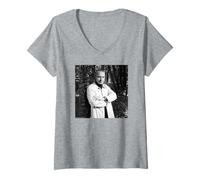 Womens Midge Ure Ultravox Singer Chris Duffy Photography V-Neck T-Shirt
