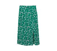 Women's Midi Shaped Skirt with Split Tom Tailor Denim Vert M