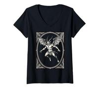 Women's Midnight Flight The Gaap Demon Rises V-Neck T-Shirt