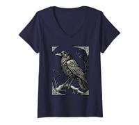 Women's Midnight Watch The Ravens Perch V-Neck T-Shirt