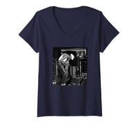 Women's Miles Davis MD100 Live Photo by Ebet Roberts V-Neck T-Shirt
