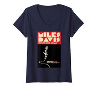 Women's Miles Davis Plugged Nickel Chicago 1967 V-Neck T-Shirt