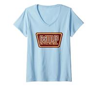 Womens Milf - Man I Love Flea Markets - Flea Maret Lover V-Neck T-Shirt