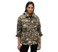 Superdry Embellished M65 Military Jacket Green M Women