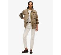 Superdry Embellished M65 Military Jacket Green S Woman